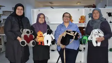 Kadın kooperatifinin ürettiği ürünler