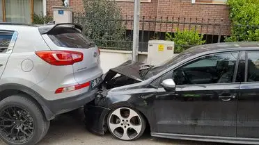 Kaza sonrası hasar gören araçlar