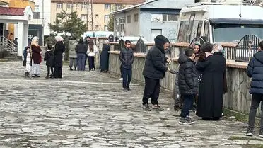 Deprem anında kaydedilen sarsıntı fotoğrafı