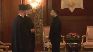 Zelenski’nin Patrikhane ziyareti