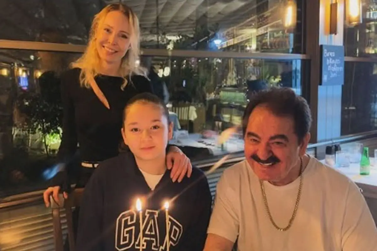 İbrahim Tatlıses, Küçük Kızı Elif Eda’yı Pastayla Şaşırttı