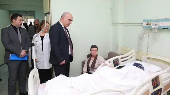 Hastane içinde yapılan inceleme