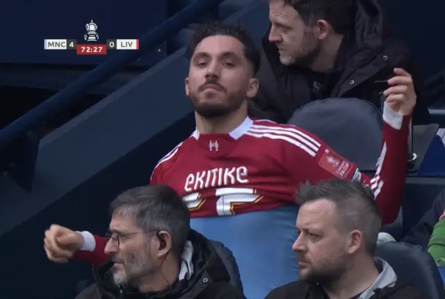 Maçta Manchester City'nin gol sevinci