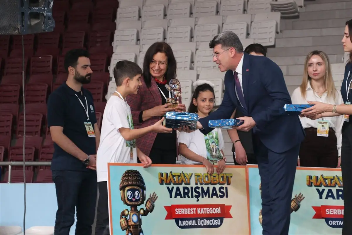 Hatay’da 2. Robot Yarışması Ödül Töreni Coşkuyla Gerçekleşti