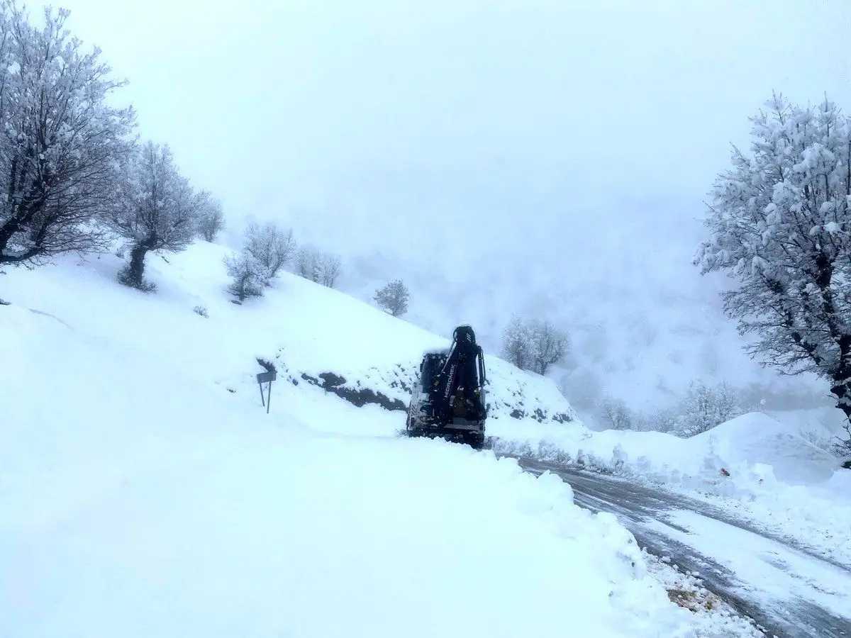 Batman'da Kar Nedeniyle Kapalı Olan Yol Tekrar Açıldı