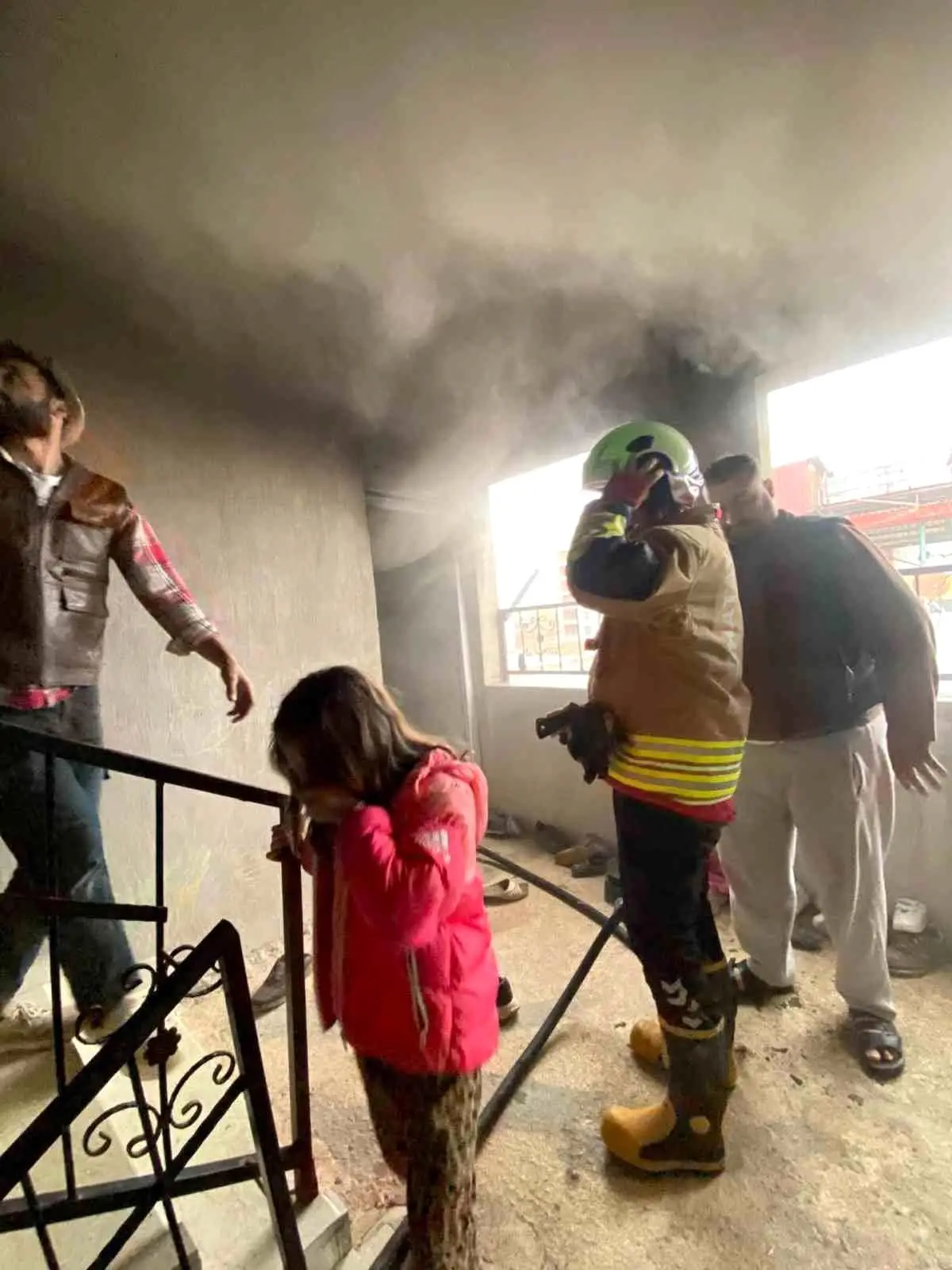 Kırıkhan'da ev yangını kısa sürede kontrol altına alındı