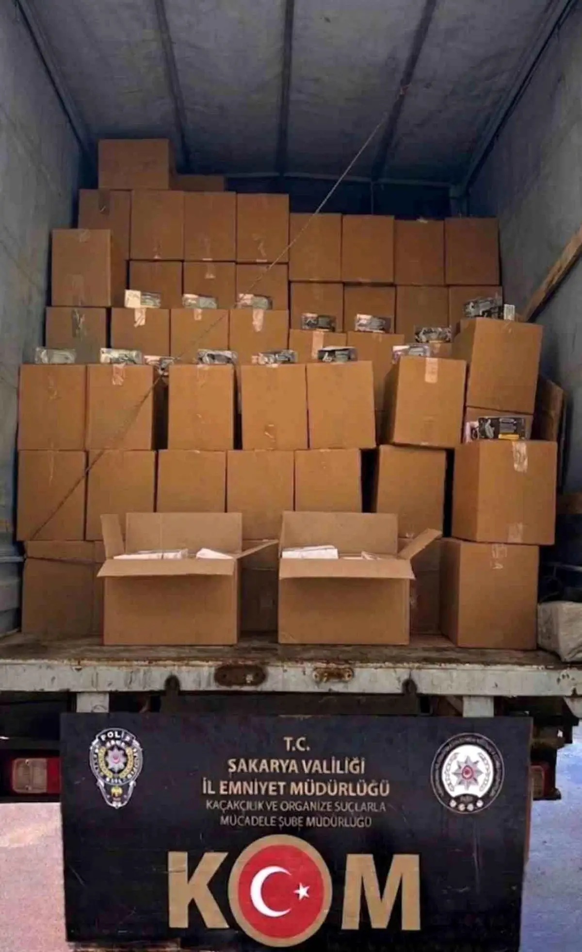 Sakarya’da Polis, 6 Milyon Boş Makaronu Ele Geçirdi