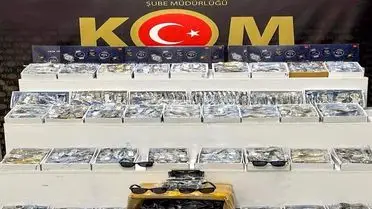 Ele geçirilen kaçak ürünler