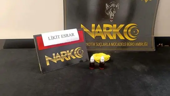 Ele geçirilen likit uyuşturucu maddeler