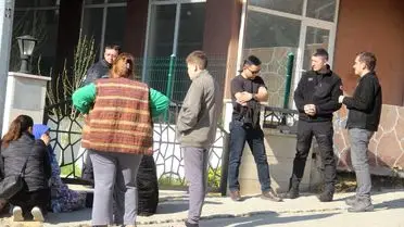 Olay yerinde çekilmiş fotoğraf