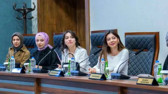 Toplantı sırasında çekilmiş fotoğraf