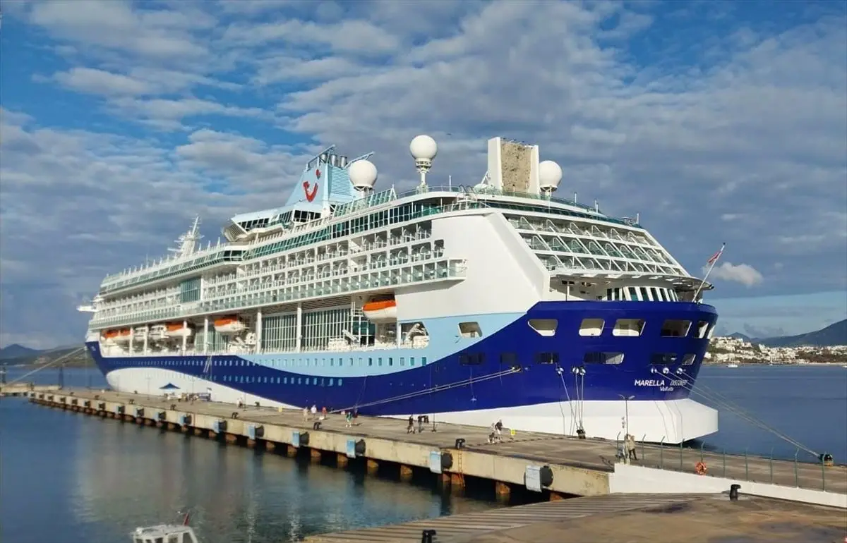 Marella Discovery, Bodrum Limanına 1917 Yolcu İndirdi: Turizm ve Ekonomiye Canlılık Katıyor