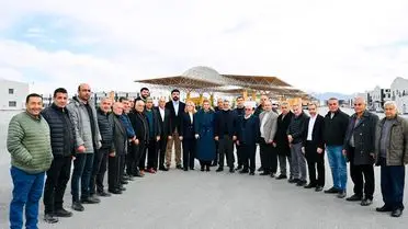 Milletvekili Kara, Malatya esnafı ile bir arada