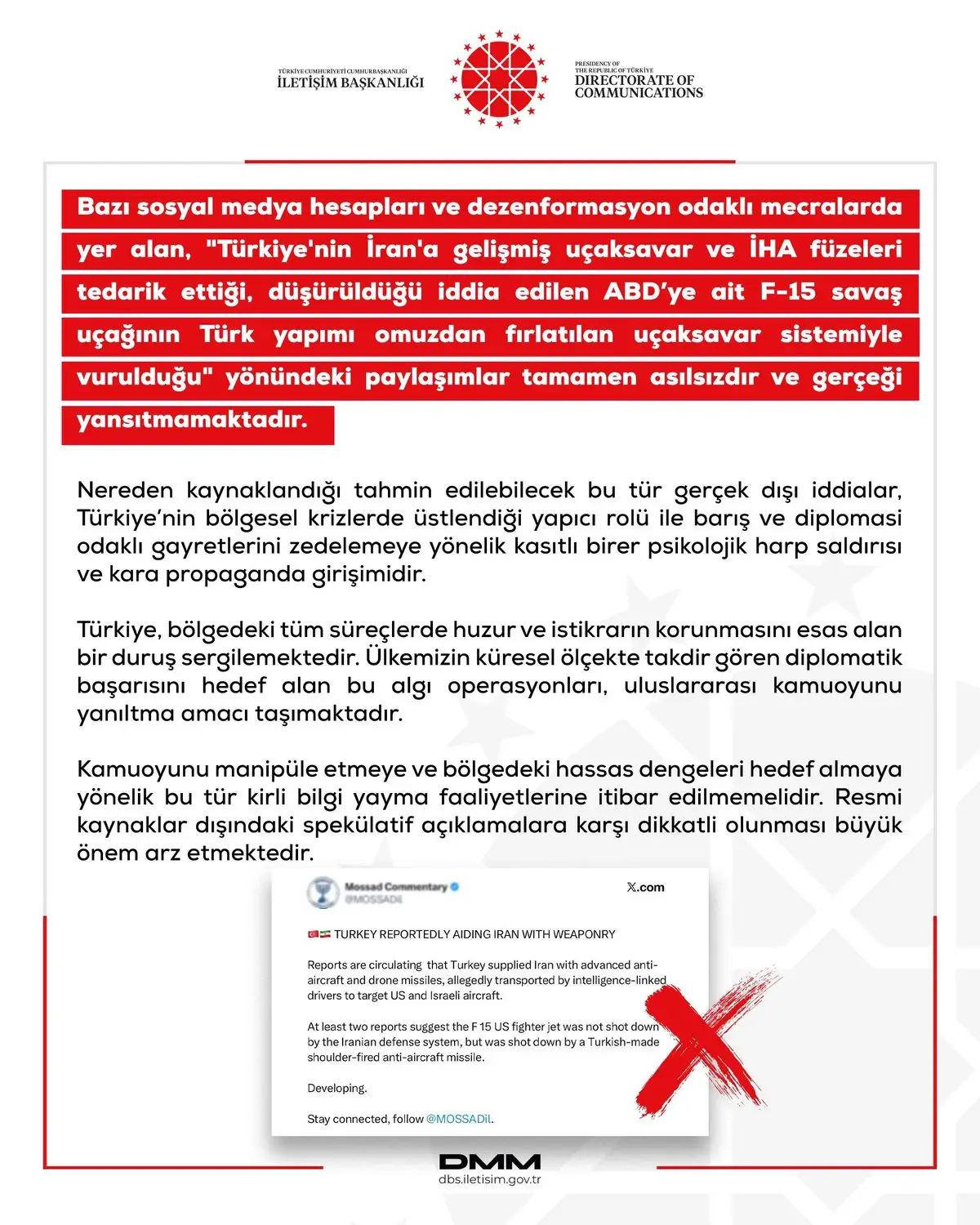 DMM, Türkiye-İran Silah İddialarını Yalanladı: Gerçekler Açıklandı