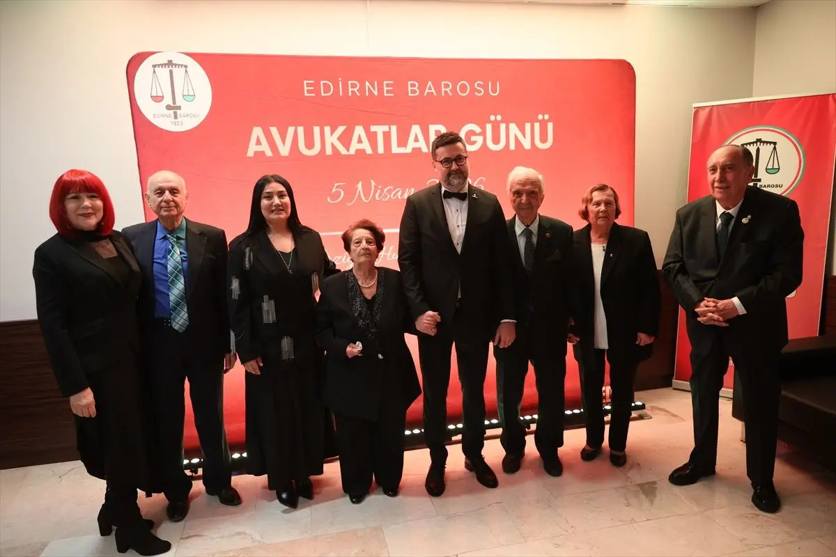 Edirne Barosu, 5 Nisan Avukatlar Günü'nü Coşkuyla Kutladı