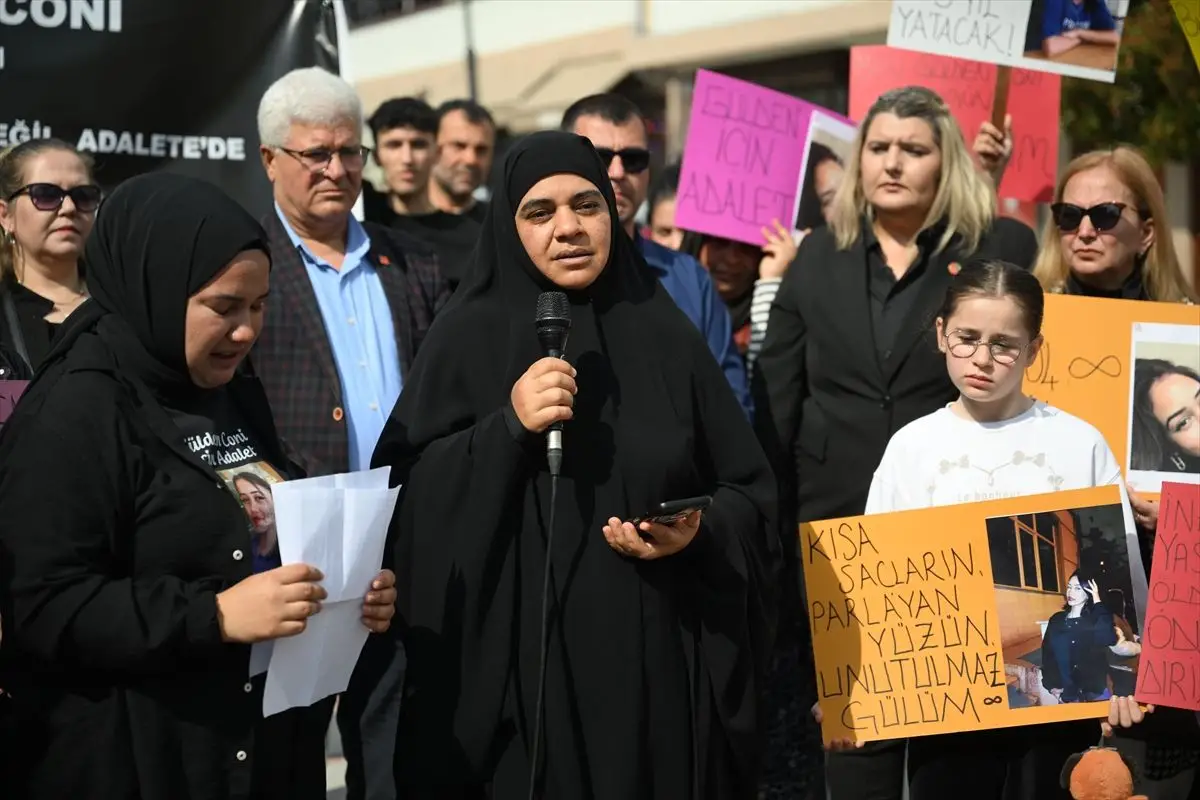 Edirne'de Gülden Coni'nin Ölümünün Birinci Yıl Dönümü: Adalet Talebi Yeniden Gündemde