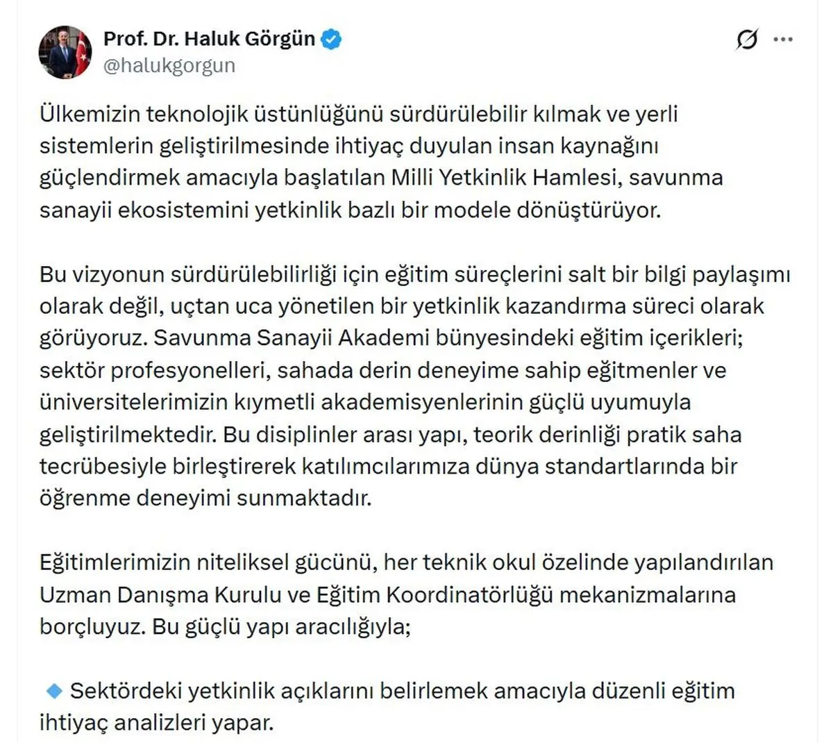 Savunma Sanayi Akademisi'nde Modern Eğitim Yaklaşımları Güçleniyor