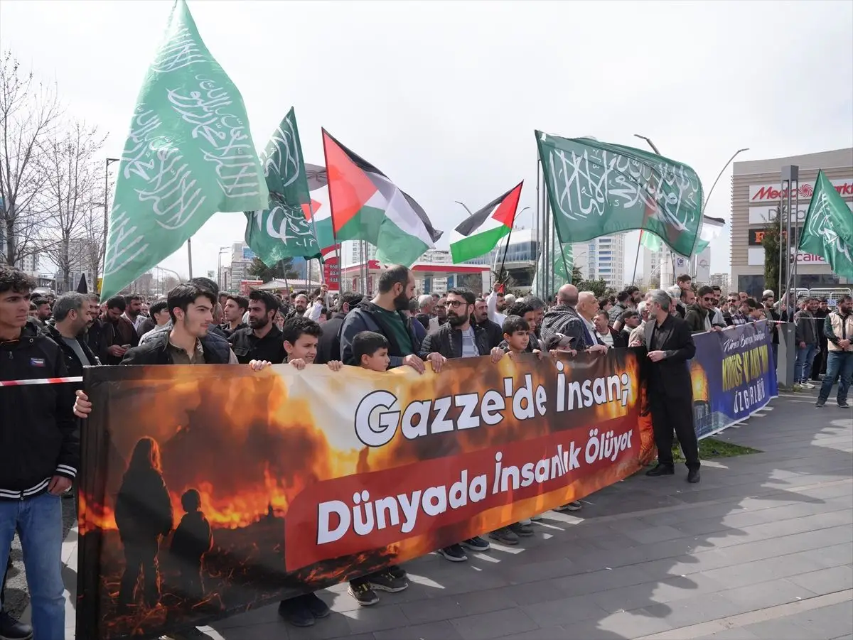 Diyarbakır’da Filistinli Esirlere Yönelik İdam Tasarısına Geniş Çaplı Protesto