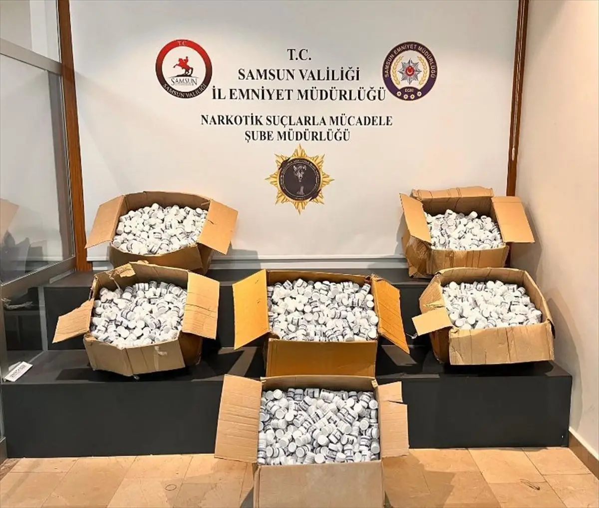 Samsun Havza’da Büyük Uyuşturucu Operasyonu: 165 Bin Hap Ele Geçirildi, 4 Şüpheli Gözaltında