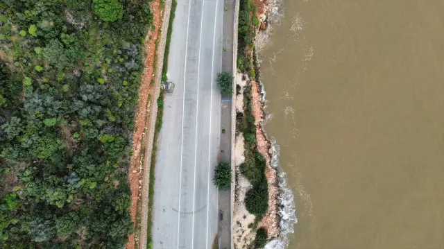 Kaş sahilinden manzara