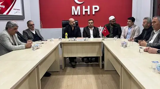 Alparslan Türkeş anma programı sırasında çekilen fotoğraf