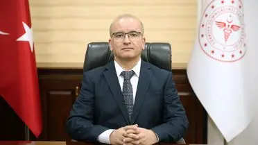 Tören fotoğrafı – Prof. Dr. Yolbaş konuşma yapıyor