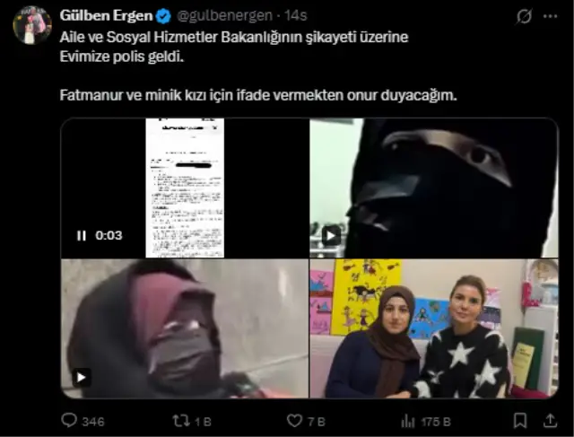 Polis aracının kapıya yaklaşması