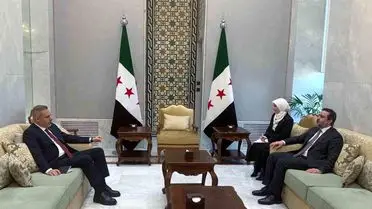 Fidan ve Esad el sıkışması