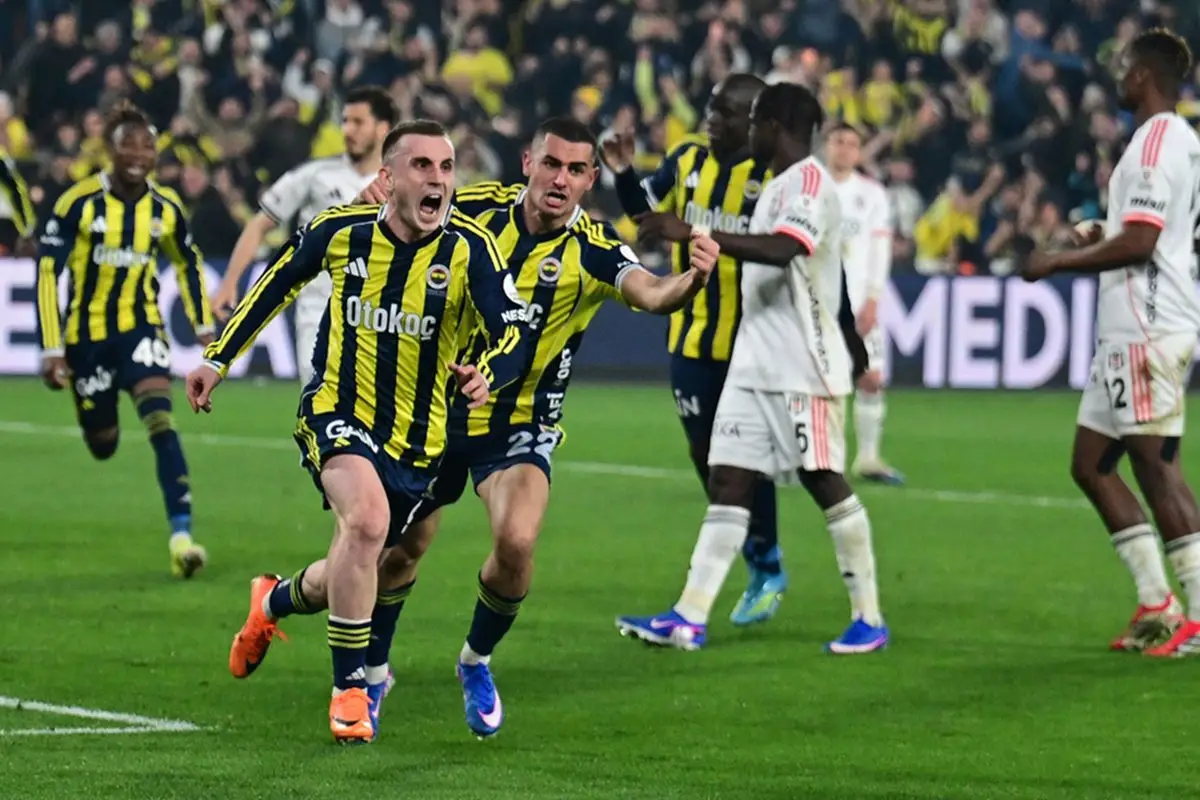 Fenerbahçe, Beşiktaş'ı Uzatmalarda 1-0 Yenerek Galatasaray'ın Puan Açığını Kapatıyor