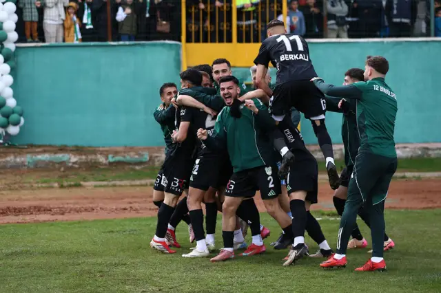 Bingölspor'un galibiyet sevinci