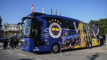 Fenerbahçe oyuncuları Chobani Stadı'nda