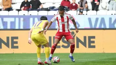 Antalyaspor'un maç sonrası kutlaması