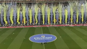 Fenerbahçe futbolcularının sahadaki anı