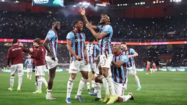Trabzonspor'un galibiyet anı