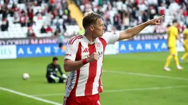 Antalyaspor'un gol sevinci