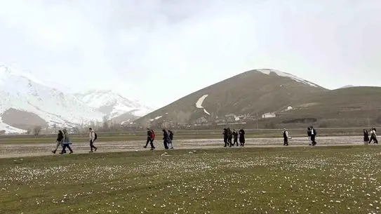 Güzeldere Vadisi'nde doğa yürüyüşü anı