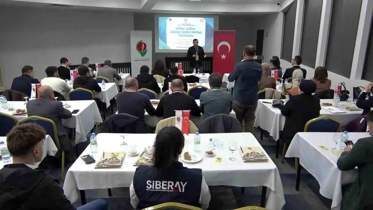 Amasya’da Dijital Medya ve Kriz Yönetimi Üzerine Bilinçli İçerik Üretimi Semineri Gerçekleşti