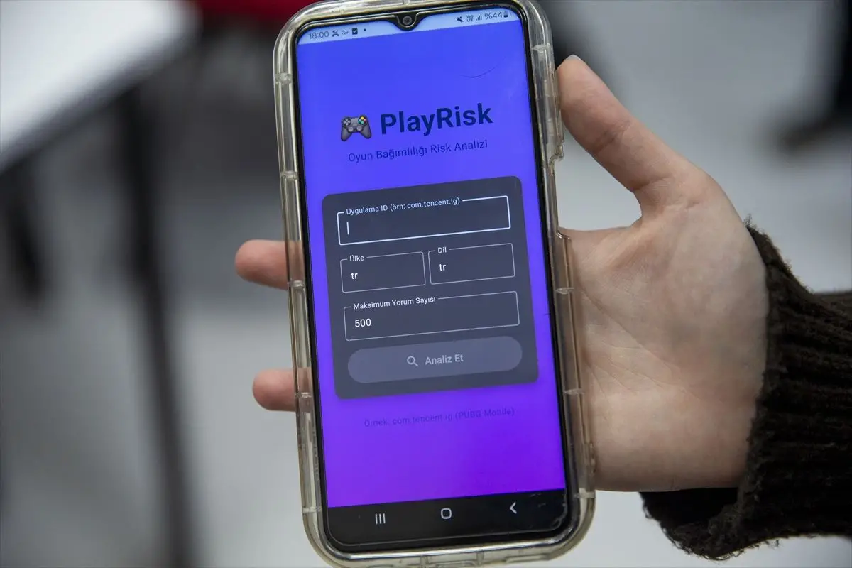 Lise Öğrencileri, Yapay Zeka ile Mobil Oyun Bağımlılığını Haritalıyor