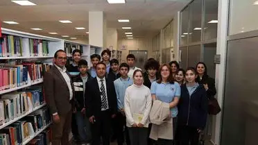 Kütüphane Haftası etkinliklerinden bir an