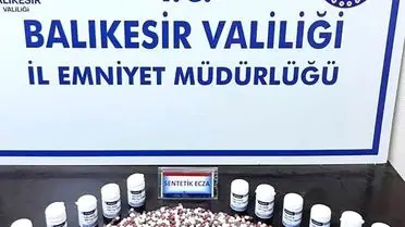 Operasyon sırasında ele geçirilen uyuşturucu maddeler