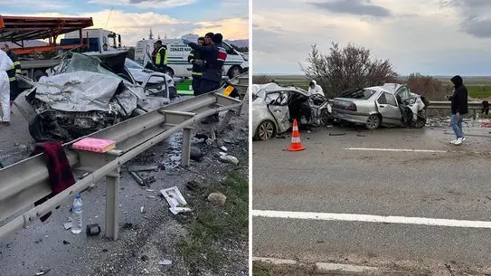 Eskişehir‑Ankara Otoyolunda Şok Kaza: 4 Ölü, 2 Yaralı