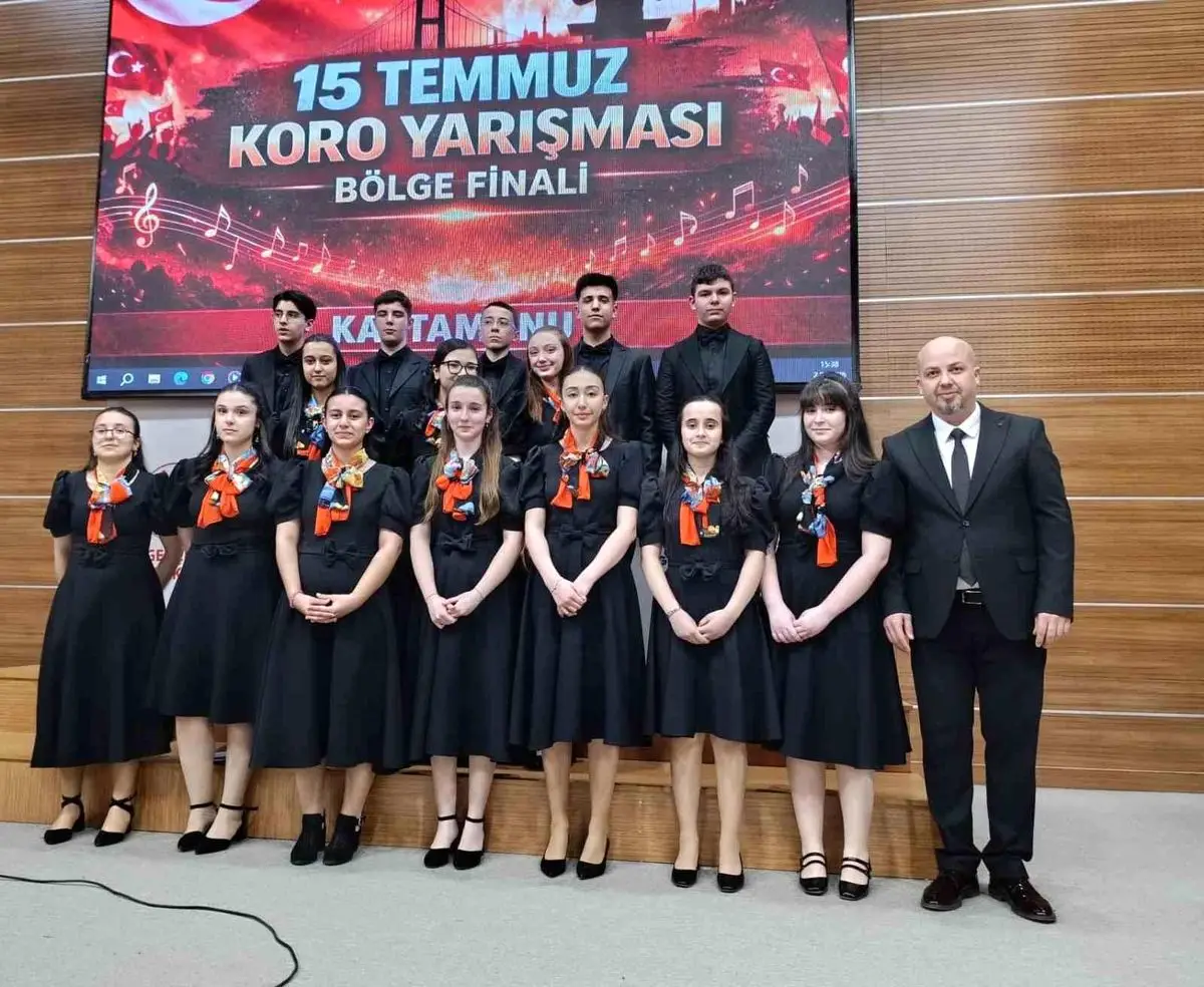 Kastamonu Mustafa Kaya Anadolu Lisesi, Koro Yarışmasında Altın Madalya Kazandı