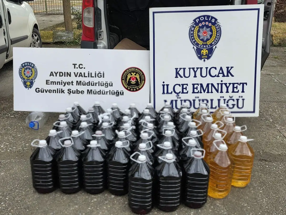 Aydın’da 280 Litre Sahte Şarap Ele Geçirildi: Operasyon Detayları