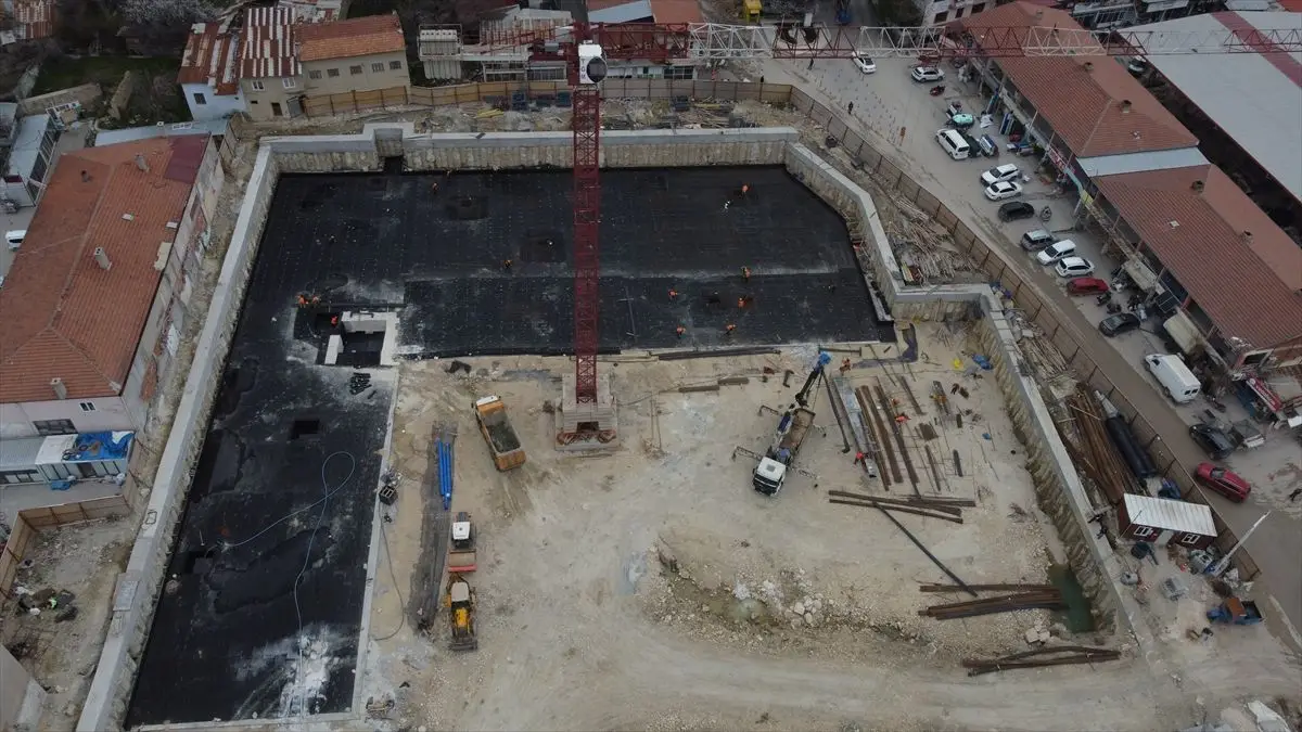 Darende Yeni Çarşı Projesi Hız Kesmeden İlerliyor