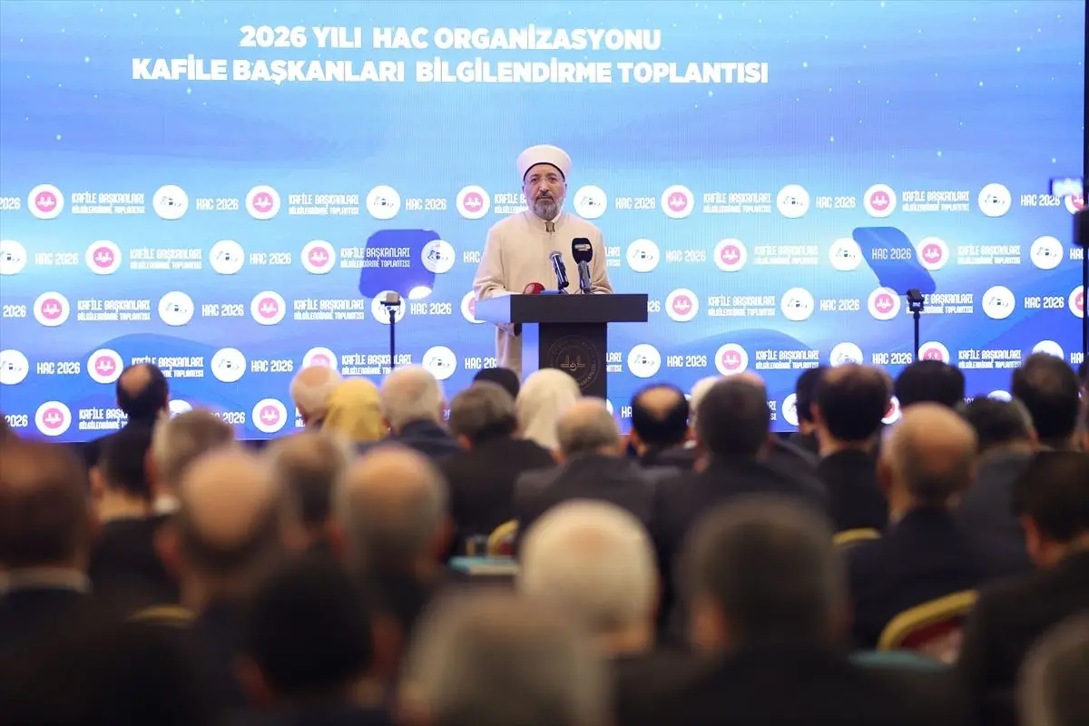 Diyanet Başkanı Arpaguş hac organizasyonu açıklaması