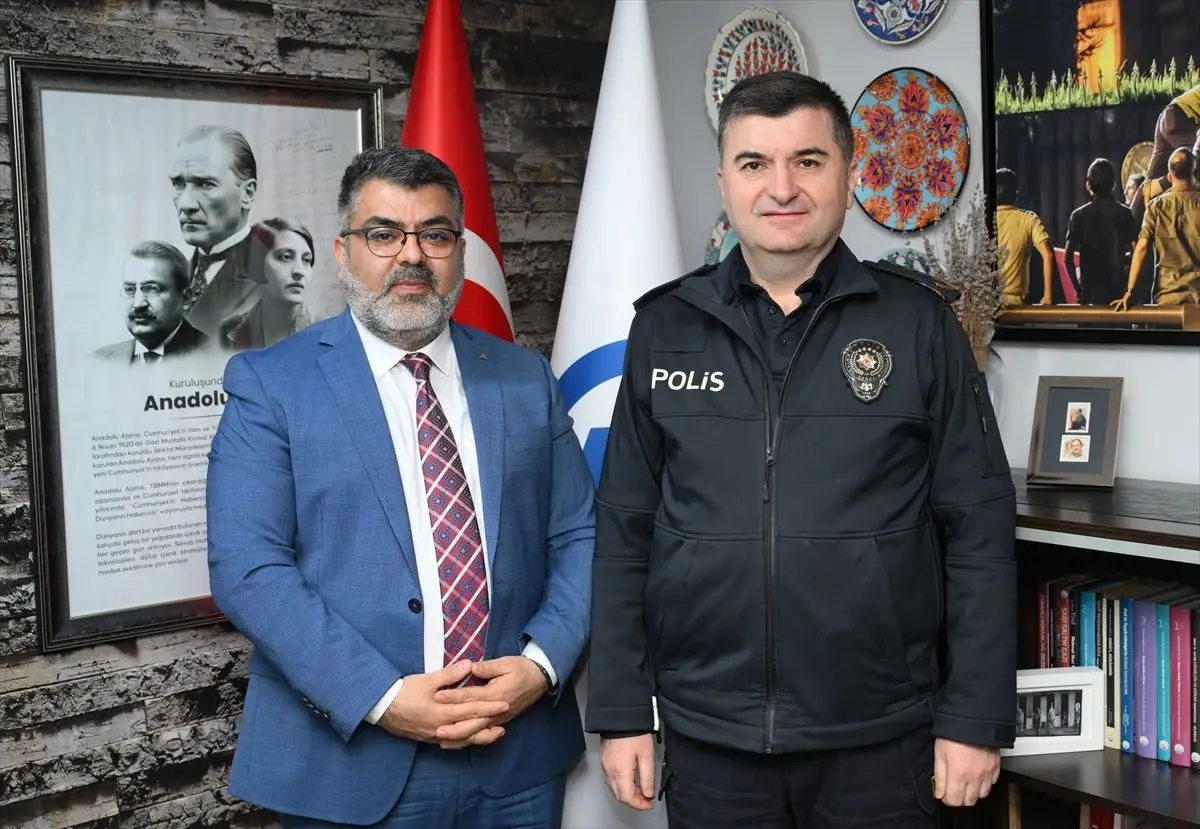 Edirne Emniyet Müdürü Ayhan, AA’nın 106. Yılını Kutladı