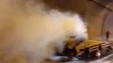 Yangın sonrası itfaiye müdahalesi