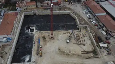 Kazı çalışması görüntüsü