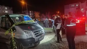 Olay yerinde polis ekipleri
