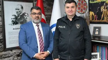 AA 106. yıl kutlamasında Edirne Emniyet Müdürü Ayhan